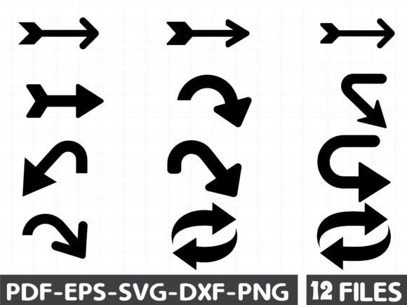 Arrow Icons. Direction Signs, Pointers for Modern Branding