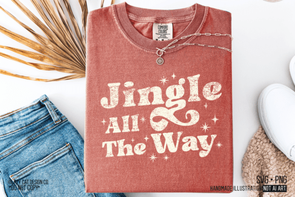 Christmas Quote Jingle Trendy SVG PNG