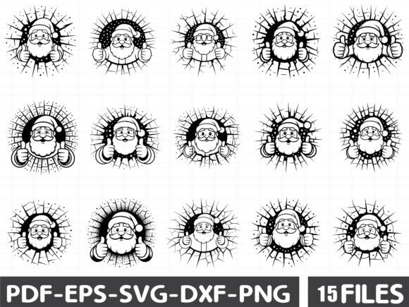 Christmas Svg, Santa Svg, Christmas Orna: A Festive Graphic Design Asset