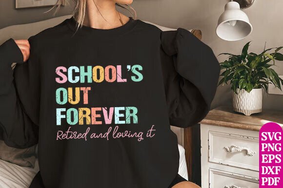 Comfort Colors® Teacher Retirement Shirt Graphics