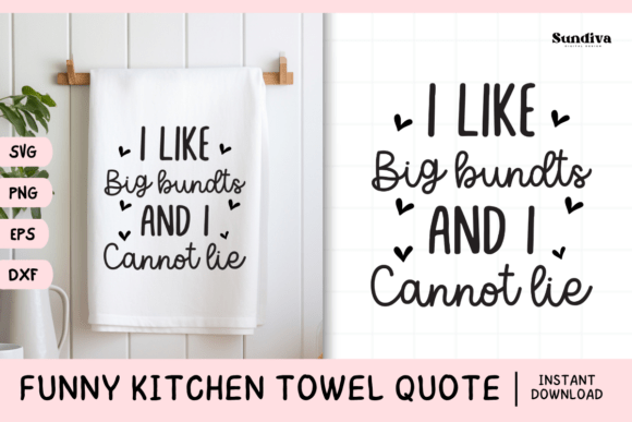 Fun Kitchen Graphic for Crafts and Branding