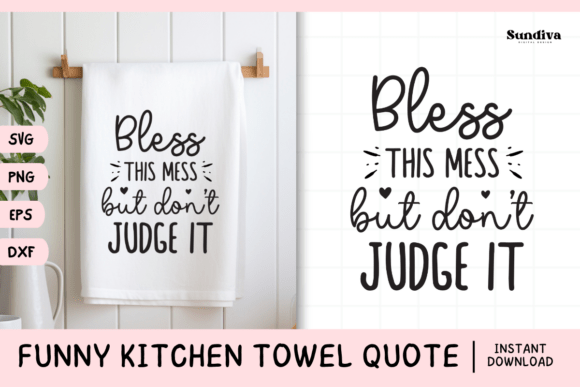 Fun Kitchen Quote SVG for Real Projects
