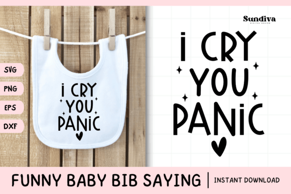 Funny Baby Bib Quote SVG 22: A Graphic Asset for Playful Branding