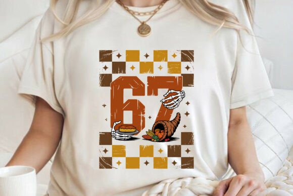Funny Retro Skeleton Thanksgiving Graphics for T-Shirt Designs