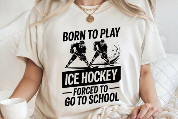 Retro Ice Hockey Quote Shirt Design Svg