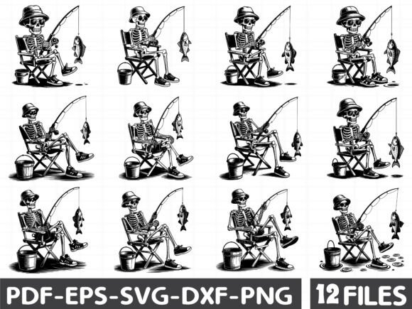 Skeleton Fisherman