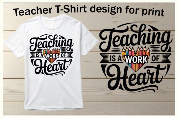 Teacher T-Shirt Design for Branding